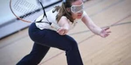 Blind tennis