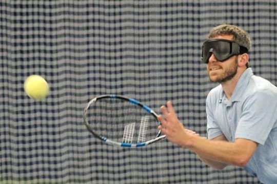 Blind tennis